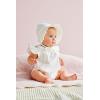 Mud Pie Children’s Ivory Smocked Bonnet; NB-3M