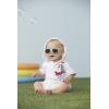 Mud Pie baby boys Sunglasses Mud Pie Sunglasses with Strap Set, Clear Blue, 0-2 Years US