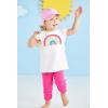 Mud Pie baby-girls Mud Pie Toddler Girl Embroidered Hat(Rainbow)