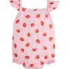 Mud Pie Baby Girls Children’s Strawberry Print 1pc(Strawberry)