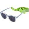 Mud Pie baby boys Sunglasses Mud Pie Sunglasses with Strap Set, Clear Blue, 0-2 Years US