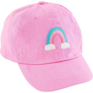 Mud Pie baby-girls Mud Pie Toddler Girl Embroidered Hat(Rainbow)