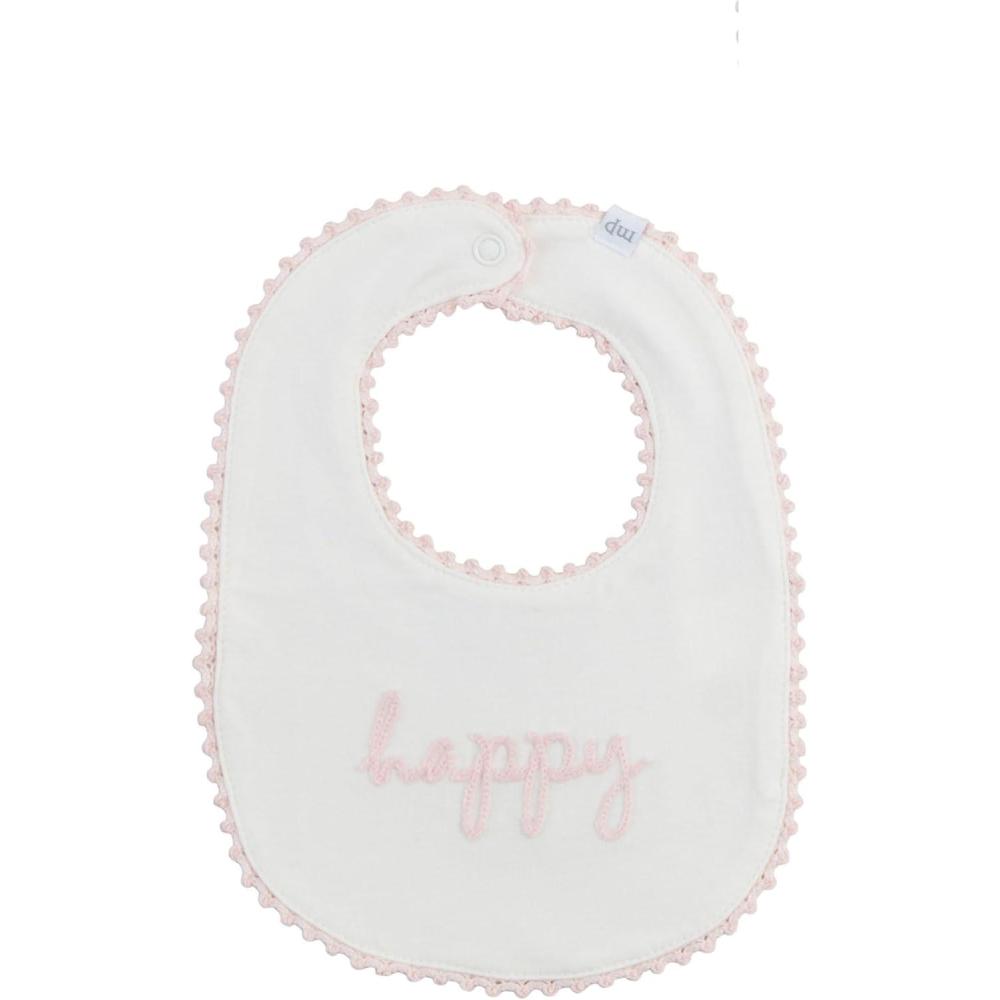 image:imageMud Pie Childrens Happy Chainstitch Bib One Size Fits Most