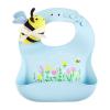 Blue Girl Silicone Bib Rattle