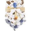 Mud Pie Baby Girls Muslin Bib and Silicone Spoon Set(S’more)