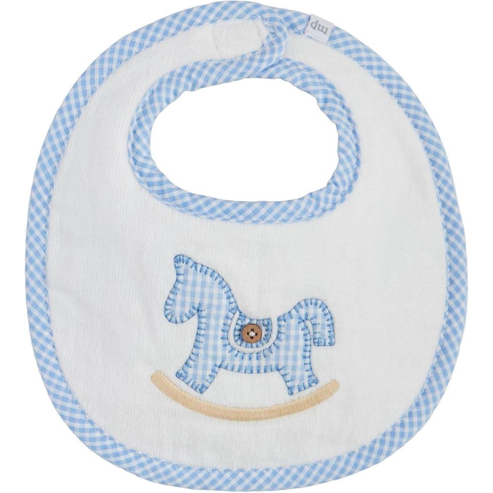image:imageMud Pie Childrens Rocking Horse Bib One Size Fits Most