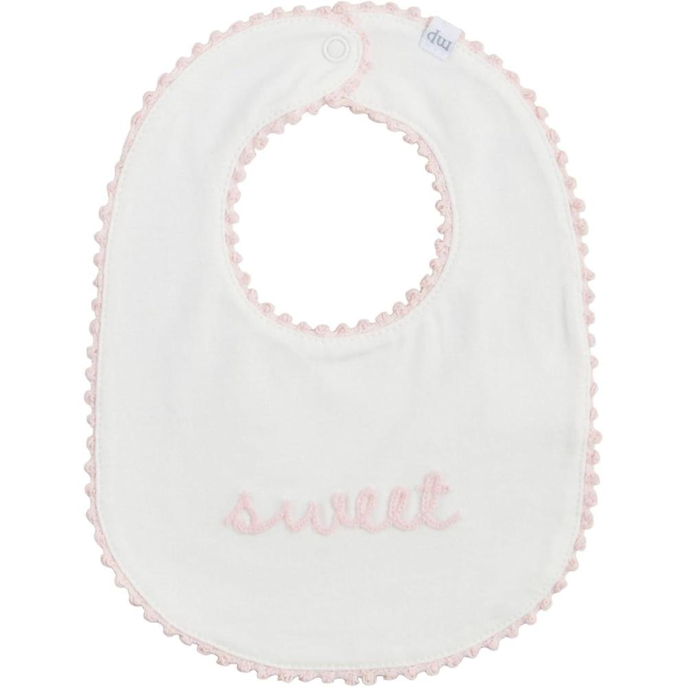 image:imageMud Pie Childrens Sweet Chainstitch Bib One Size Fits Most