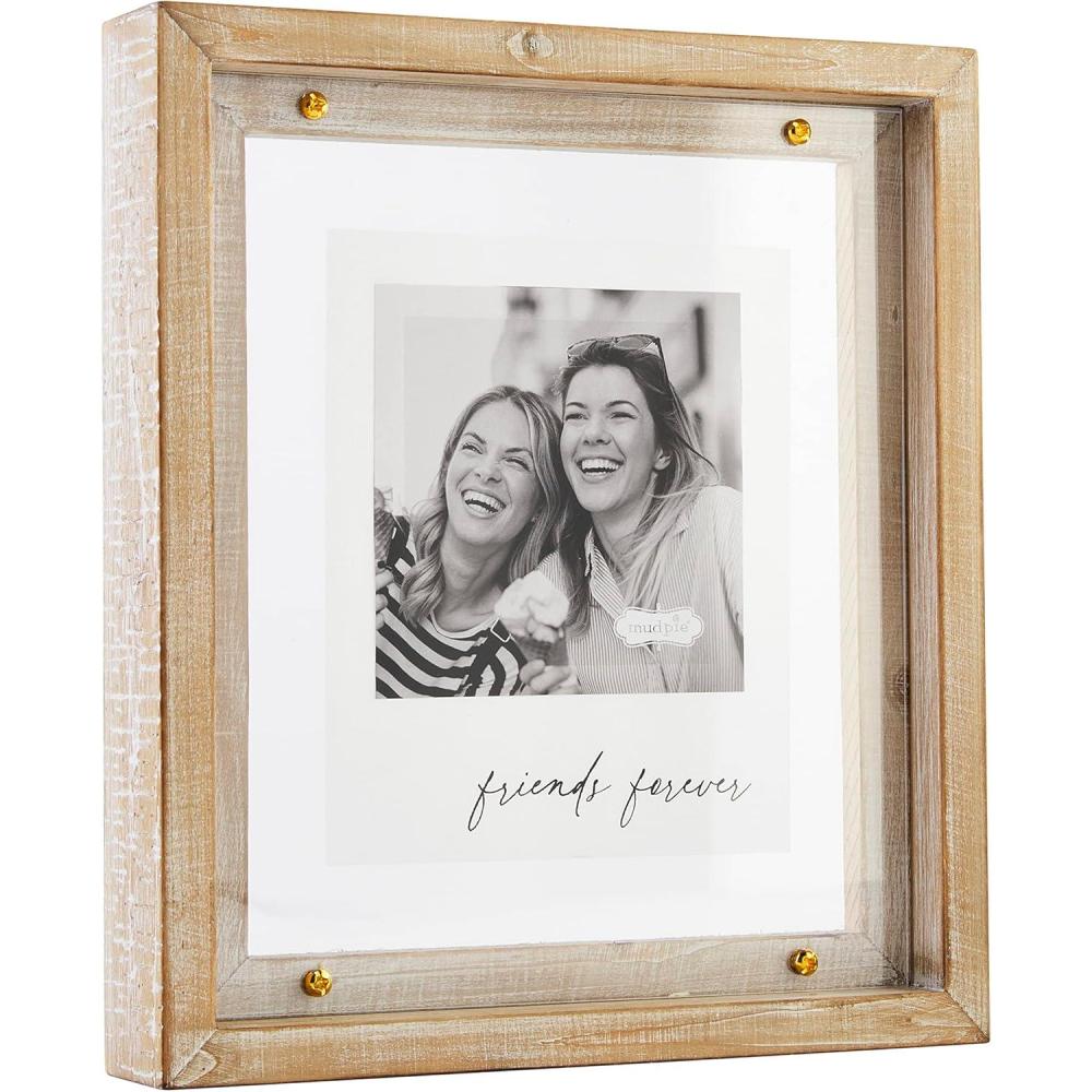 image:imageMud Pie Friends Forever Wood And Brass Frame