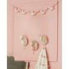 Mud Pie Baby Girl Nursery Decor Mount Hooks Unicorn Wall Hooks (Cream Horn)