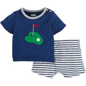 Mud Pie Children’s Golf Baby Short Set; 6-9M