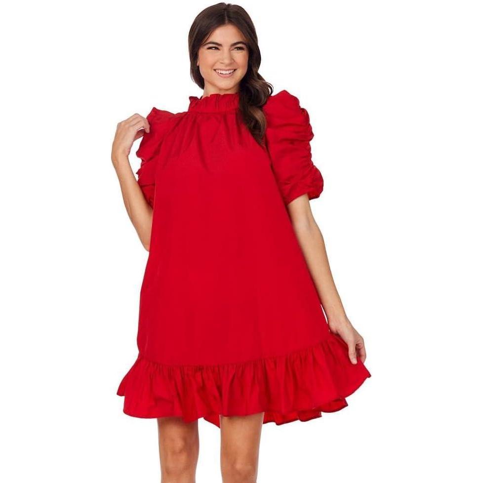 image:imageMud Pie Womens Mud Pie Women Roosevelt Party DressRed
