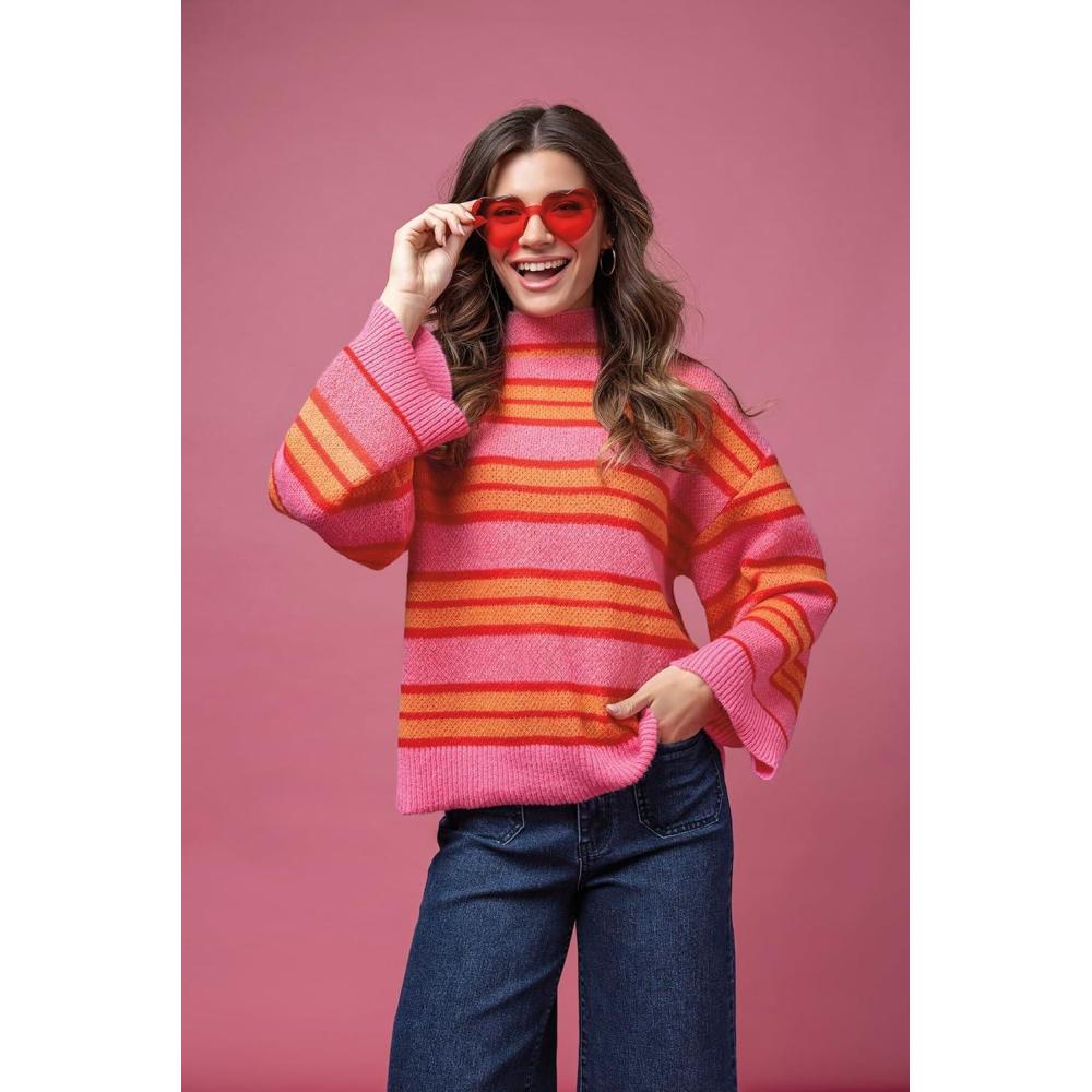 image:imageMud Pie Womens Mud Pie Womens Quinnie Turtleneck Sweater