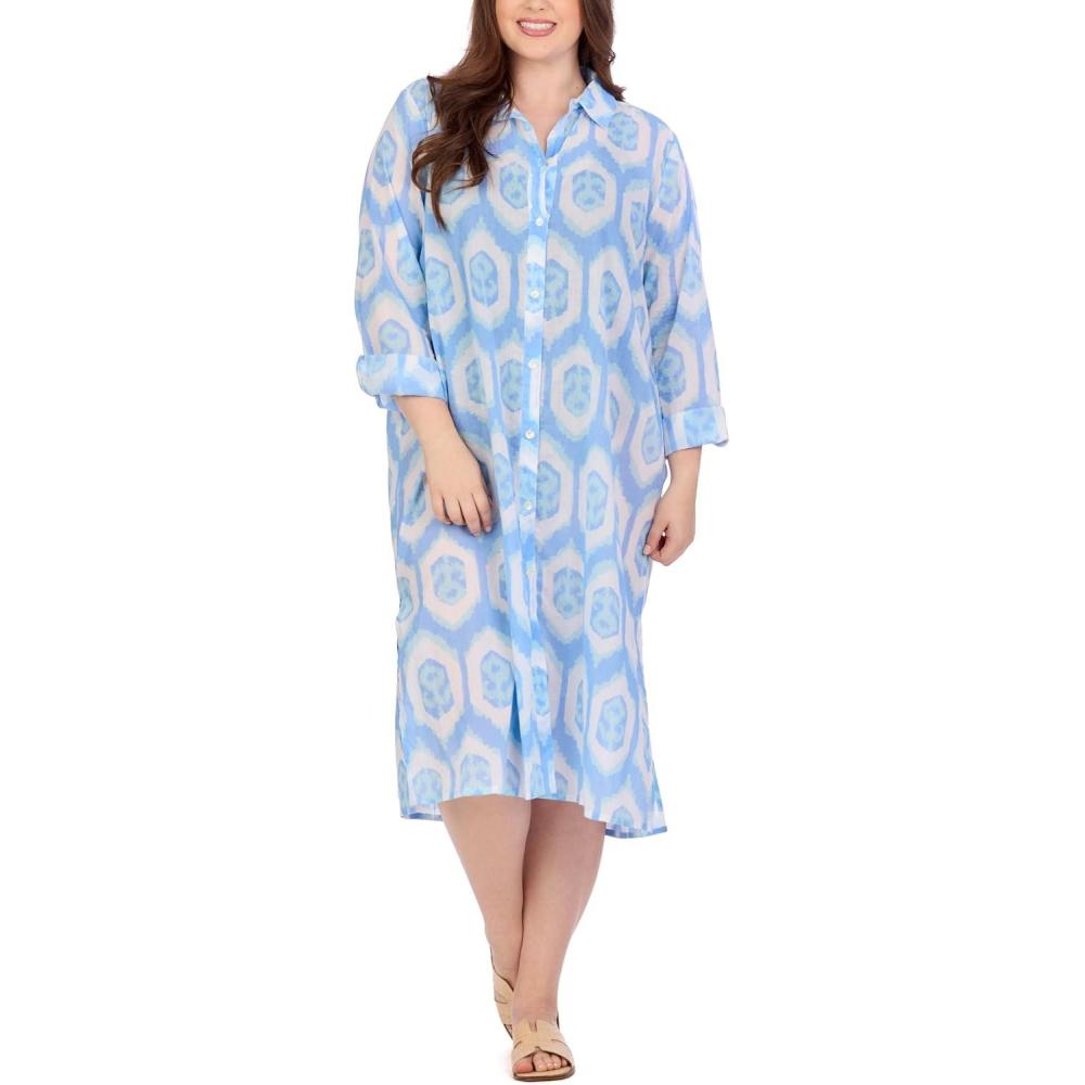 image:imageMud Pie Womens Womens Sherri CaftanBlue