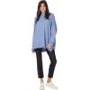 Mud Pie Women’s Mud Pie Women Monica Crew Neck Sweater(Blue)