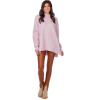 Mud Pie Women’s Mud Pie Women Monica Crew Neck Sweater(Purple)