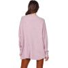 Mud Pie Women’s Mud Pie Women Monica Crew Neck Sweater(Purple)