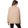 Mud Pie Women’s Mud Pie Women Novie Pom Pom Sweater(Brown)