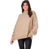 Mud Pie Women’s Mud Pie Women Novie Pom Pom Sweater(Brown)