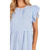Mud Pie Women’s Mud Pie Women’s Bardot Maxi Dress(Blue)