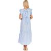 Mud Pie Women’s Mud Pie Women’s Bardot Maxi Dress(Blue)