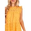Mud Pie Women’s Mud Pie Women’s Lula Eyelet Dress(Yellow)