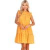 Mud Pie Women’s Mud Pie Women’s Lula Eyelet Dress(Yellow)