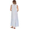 Mud Pie Women’s Mud Pie Women’s Wallis Stripe Maxi Dress(Blue)