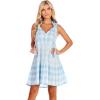 Mud Pie Women’s Women’s Estie Swing Dress(Blue)