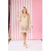 Mud Pie Women’s Women’s Hooper Crochet Tunic(Brown)