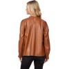 Mud Pie Women’s Womens Putnam Leather Top(Tan)