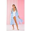 Mud Pie Women’s Women’s Sherri Caftan(Blue)