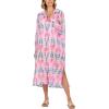 Mud Pie Women’s Women’s Sherri Caftan(Pink)