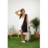 Mud Pie Women’s Women’s Tassel Cover-up(Black)