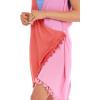 Mud Pie Women’s Women’s Tassel Cover-up(Pink)