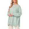 Mud Pie Women’s Mud Pie Women Monica Crew Neck Sweater(Green)