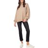 Mud Pie Women’s Mud Pie Women Novie Pom Pom Sweater(Brown)