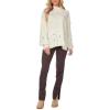 Mud Pie Women’s Mud Pie Women Novie Pom Pom Sweater(White)