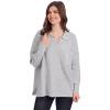 Mud Pie Women’s Mud Pie Women’s Noa Collared Sweater(Grey)