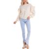 Mud Pie Women’s Mud Pie Women’s Willow Ruffle Sweater(White)