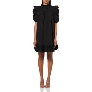 Mud Pie Women’s Mud Pie Women Roosevelt Party Dress(Black)