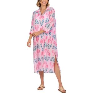 Mud Pie Women’s Women’s Sherri Caftan(Pink)