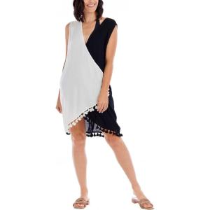 Mud Pie Women’s Women’s Tassel Cover-up(Black)