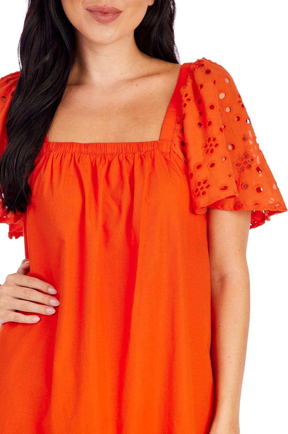 image:imageMud Pie Womens Mud Pie Womens Conny Eyelet Maxi DressRed
