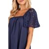 Mud Pie Women’s Mud Pie Women’s Conny Eyelet Maxi Dress(Blue)