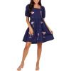 Mud Pie Women’s Mud Pie Women’s Della Sparkle Dress(Blue)