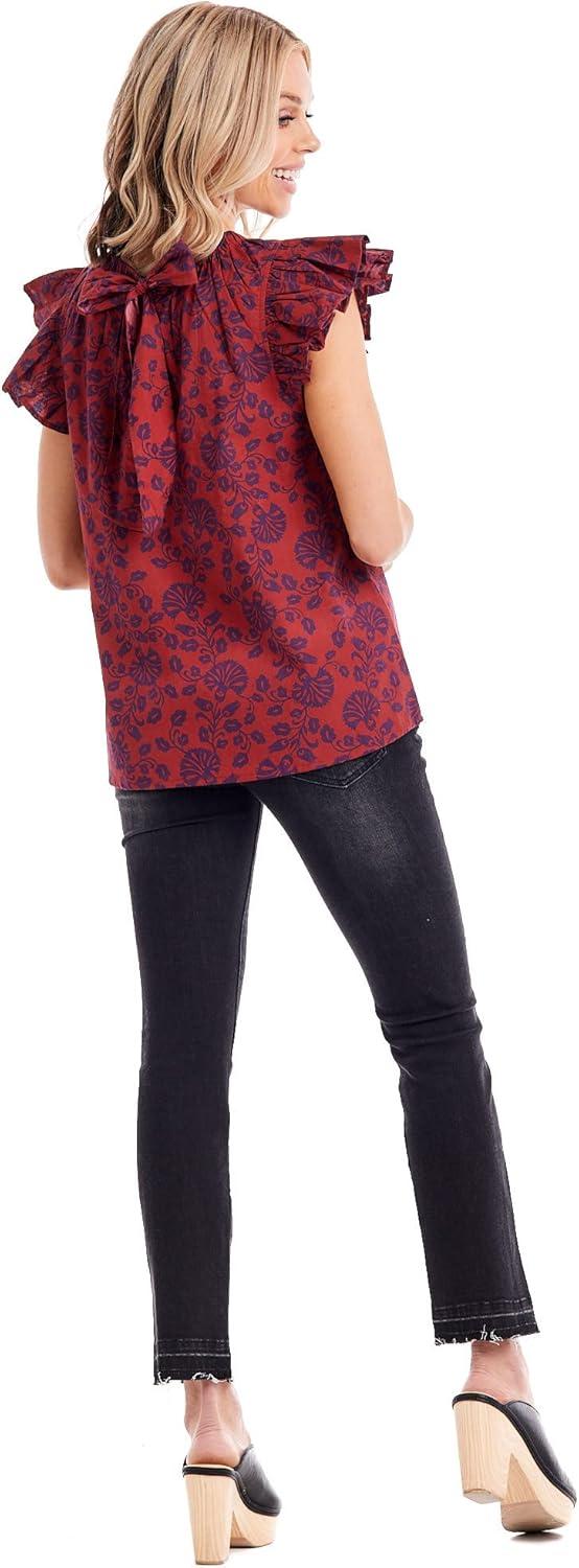 image:imageMud Pie Womens Salma TopRed
