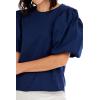 Mud Pie Women’s Aurora Top(Navy)