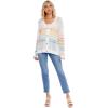 Mud Pie Women’s Barker Women’s Button Down Cardigan(White)