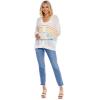 Mud Pie Women’s Barker Women’s Button Down Cardigan(White)