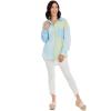 Mud Pie Women’s Button-Down(Blue)